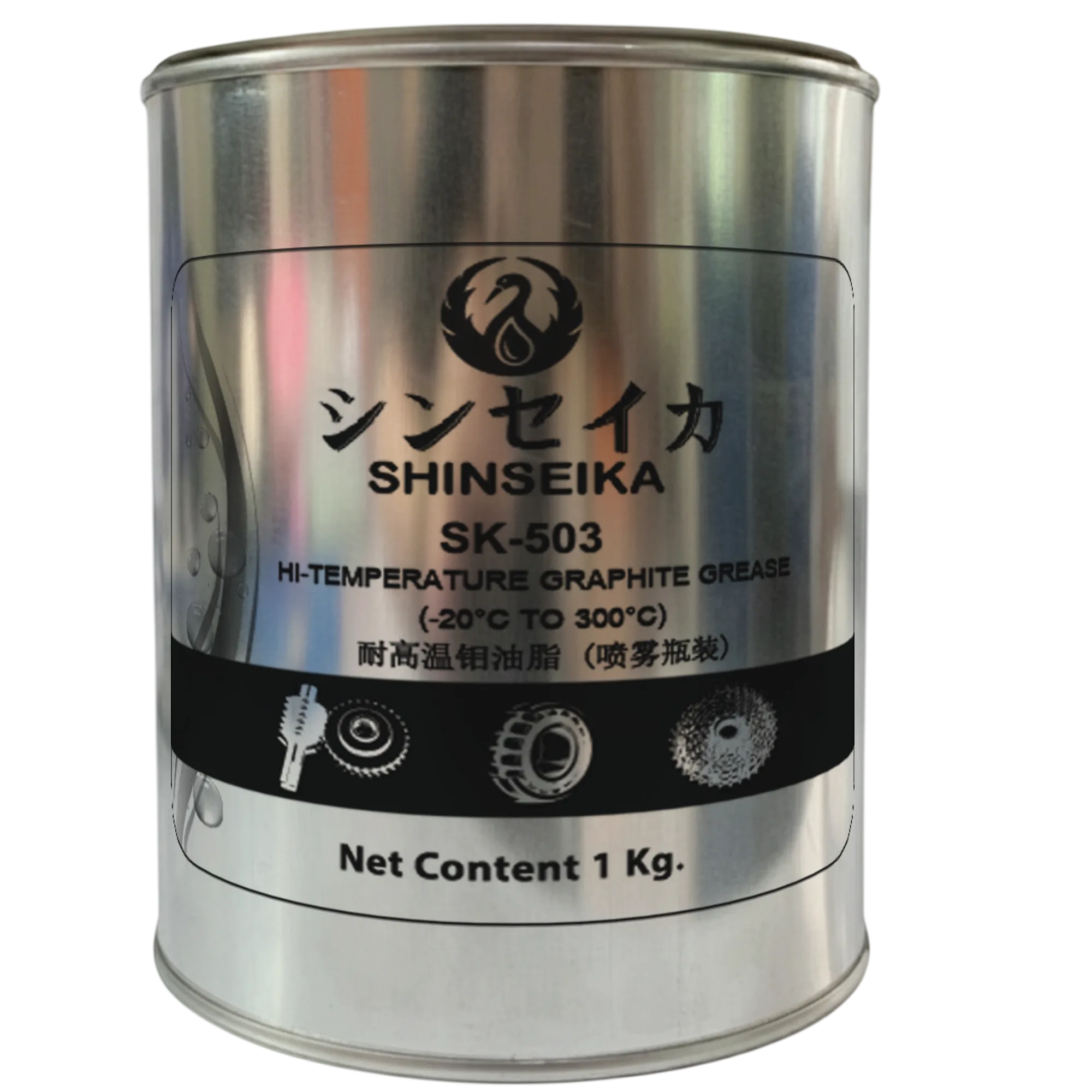 ภาพสำหรับ SKI-503 จารบีกราไฟต์ทนความร้อนสูง (-20C ถึง 300C)